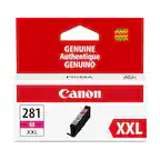 OUI LOSU
o CATon Canor
GENUINE Authentique GENUINO
PIXMA 281 Cd -.
Canon 281 M XXL
mo ada - -
AnEr M M XXL