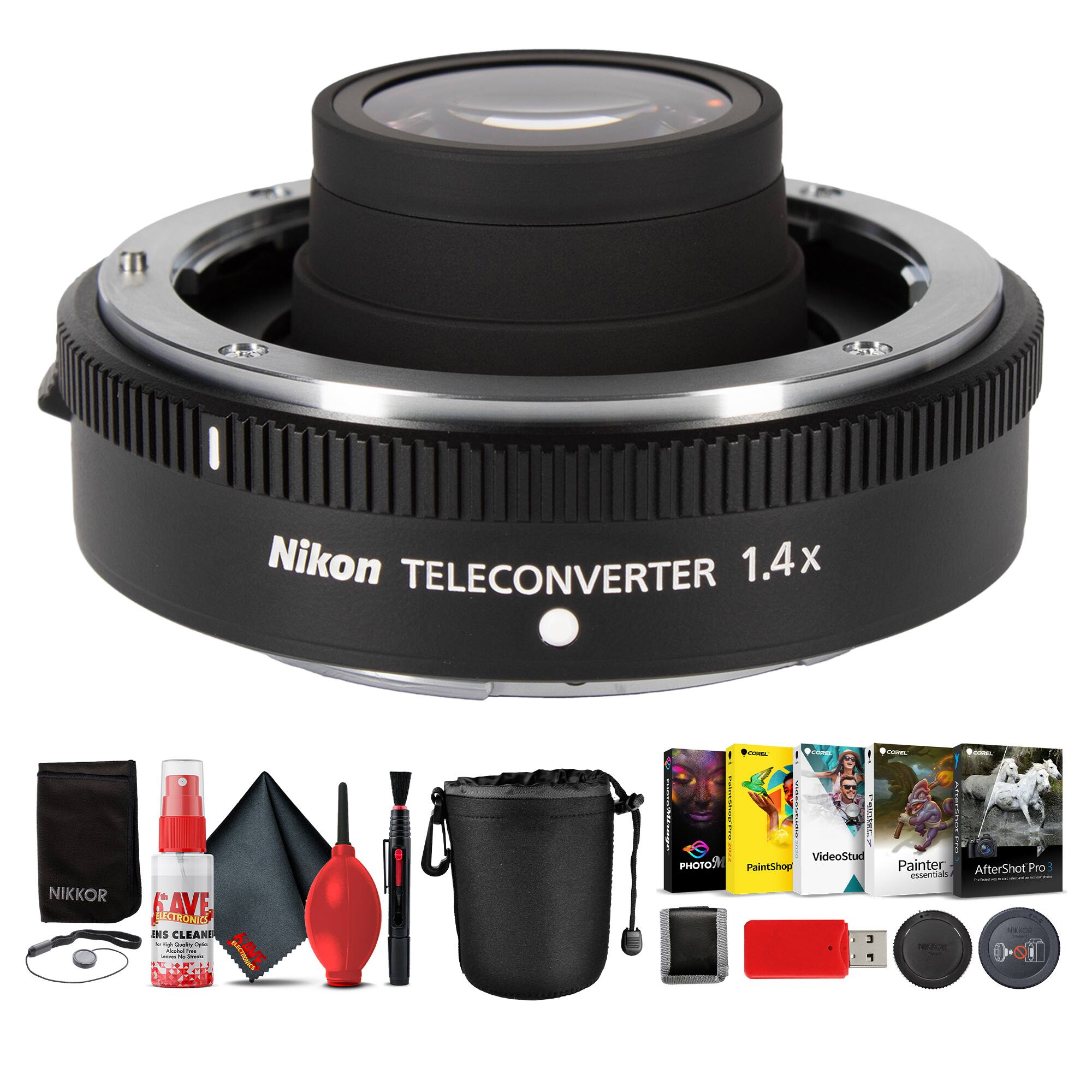 Nikon - Z Teleconverter TC-1.4x Z-Mount Lens 1.4x AF VR Bundle + Filter Kit + 64GB