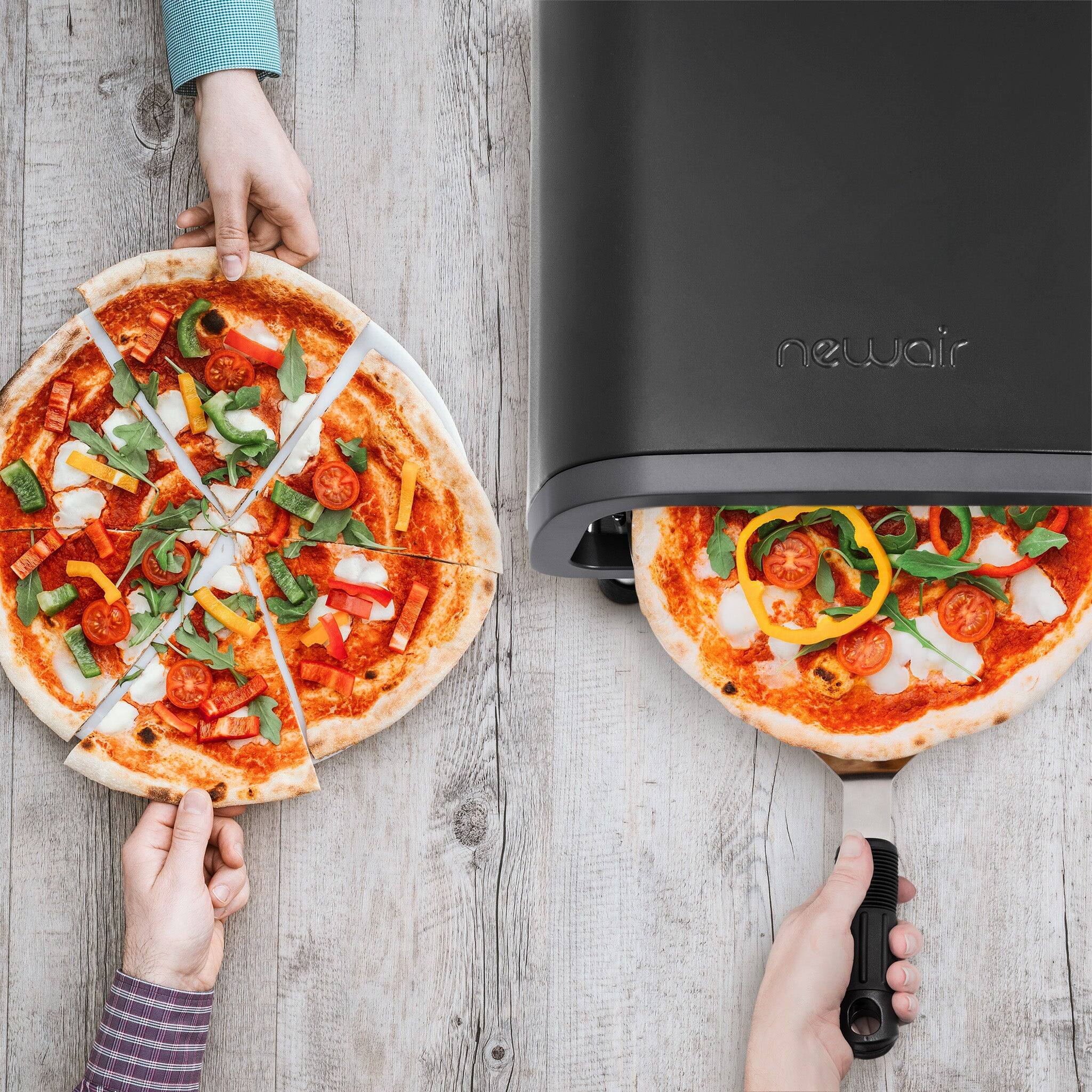 Alt View 8. NewAir - Portable Countertop Electric Pizza Oven - Black.