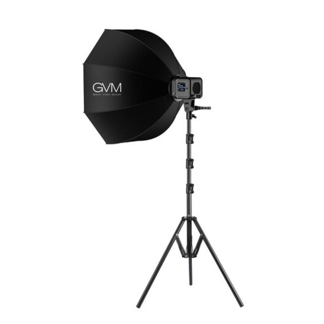 Left. GVM - GVM SD80D Bi-Color LED Monolight Kit.