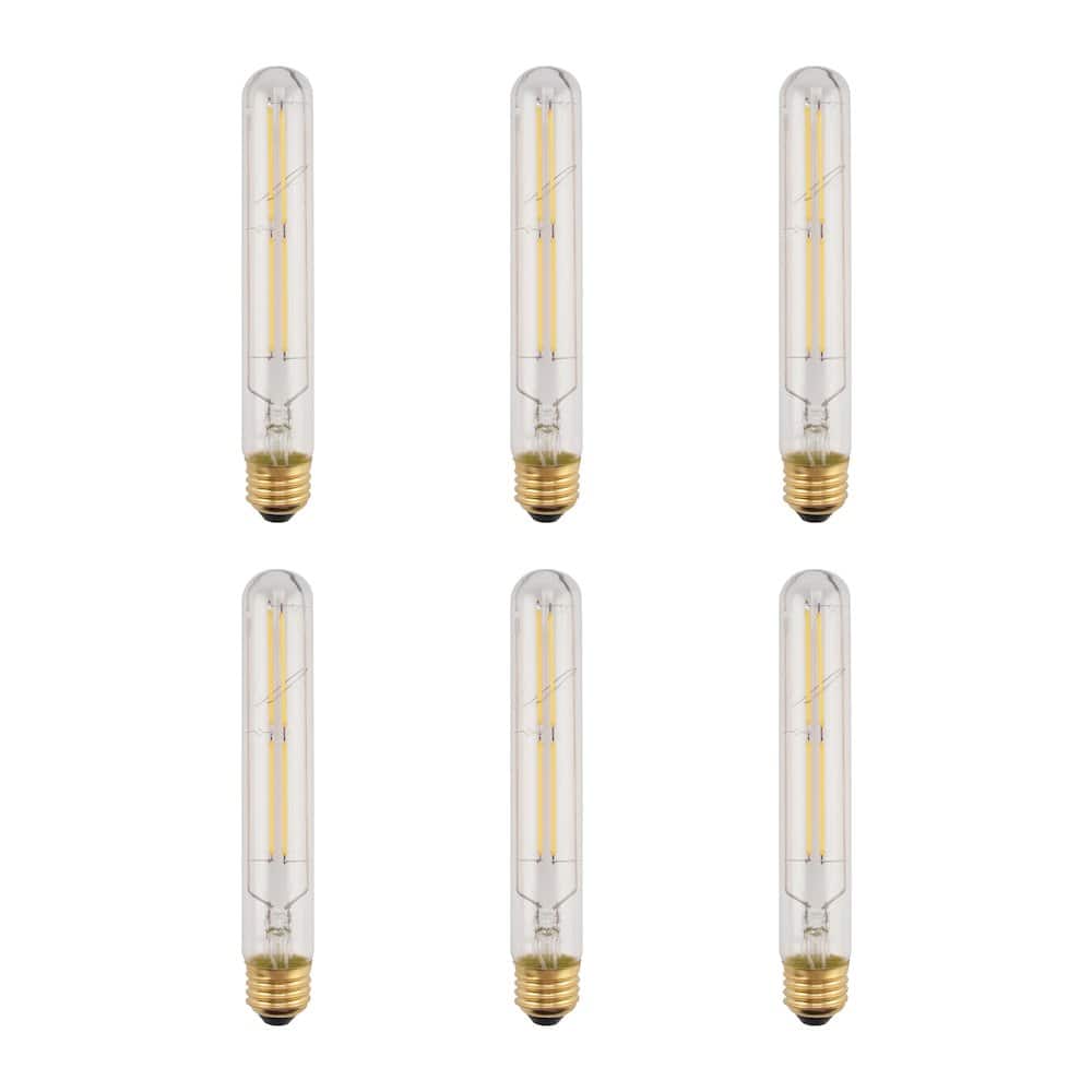 Elitco Lighting - 8W 3000K LED T10 Light bulb with 900 Lumens - Clear