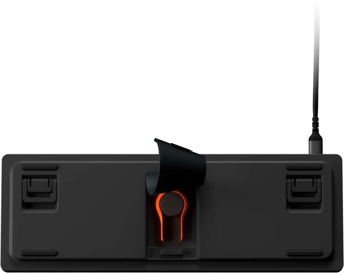 Alt View 22. SteelSeries - Apex 9 Mini 60% Wired Optical OptiPoint Adjustable Actuation Switch Gaming Keyboard with Rapid Tap - Black.