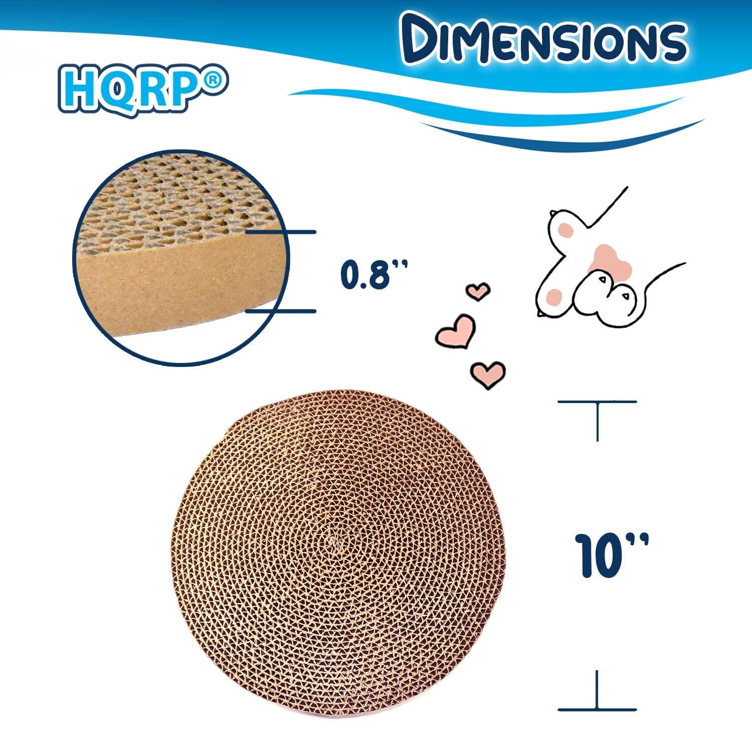 HQRP DIMENSIONS  
0.8" x 10"