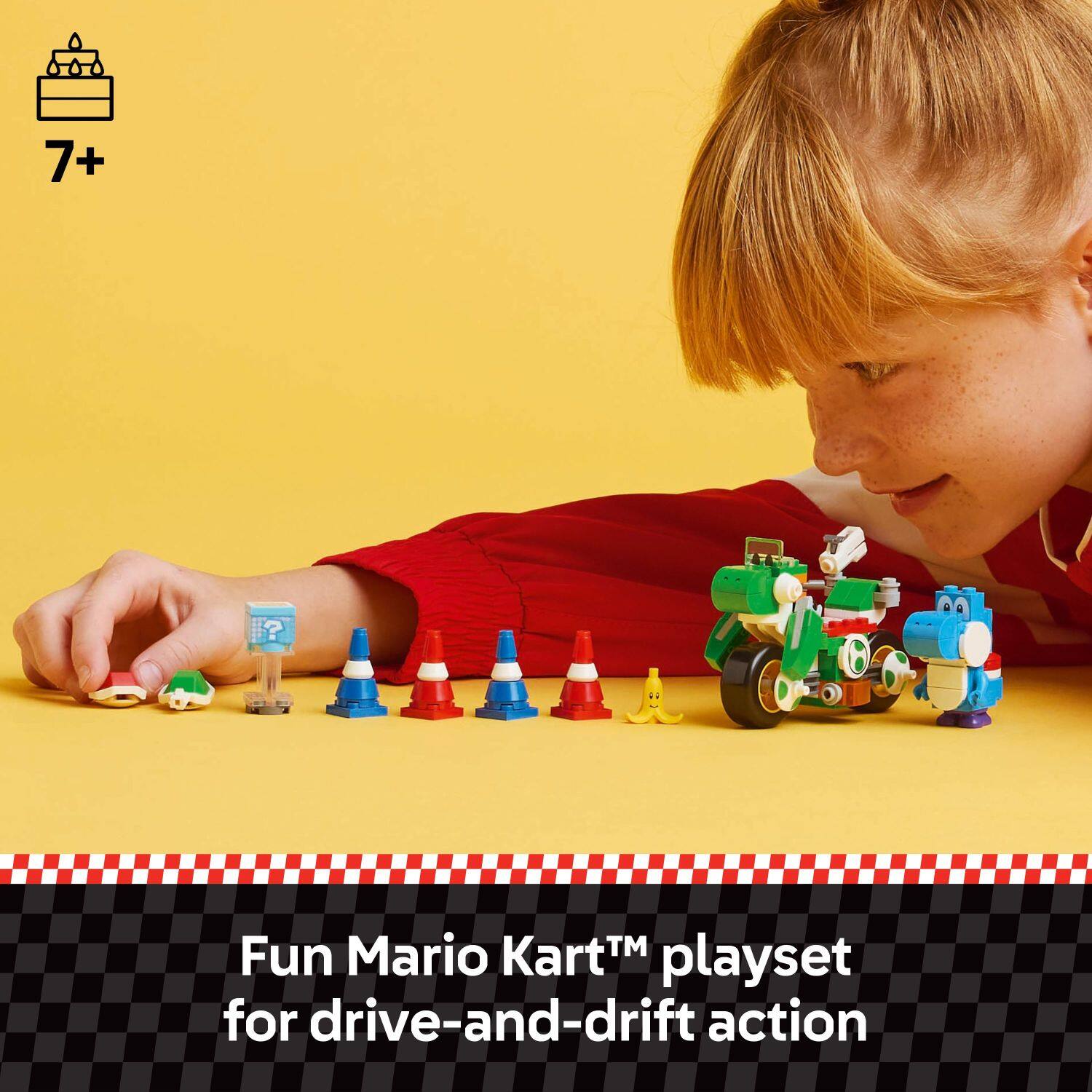 7+ Fun Mario Kart playset for drive-and-drift action