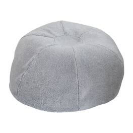 Emma + Oliver - Oversized Bean Bag Chair for Kids and Adults - Gray Sherpa