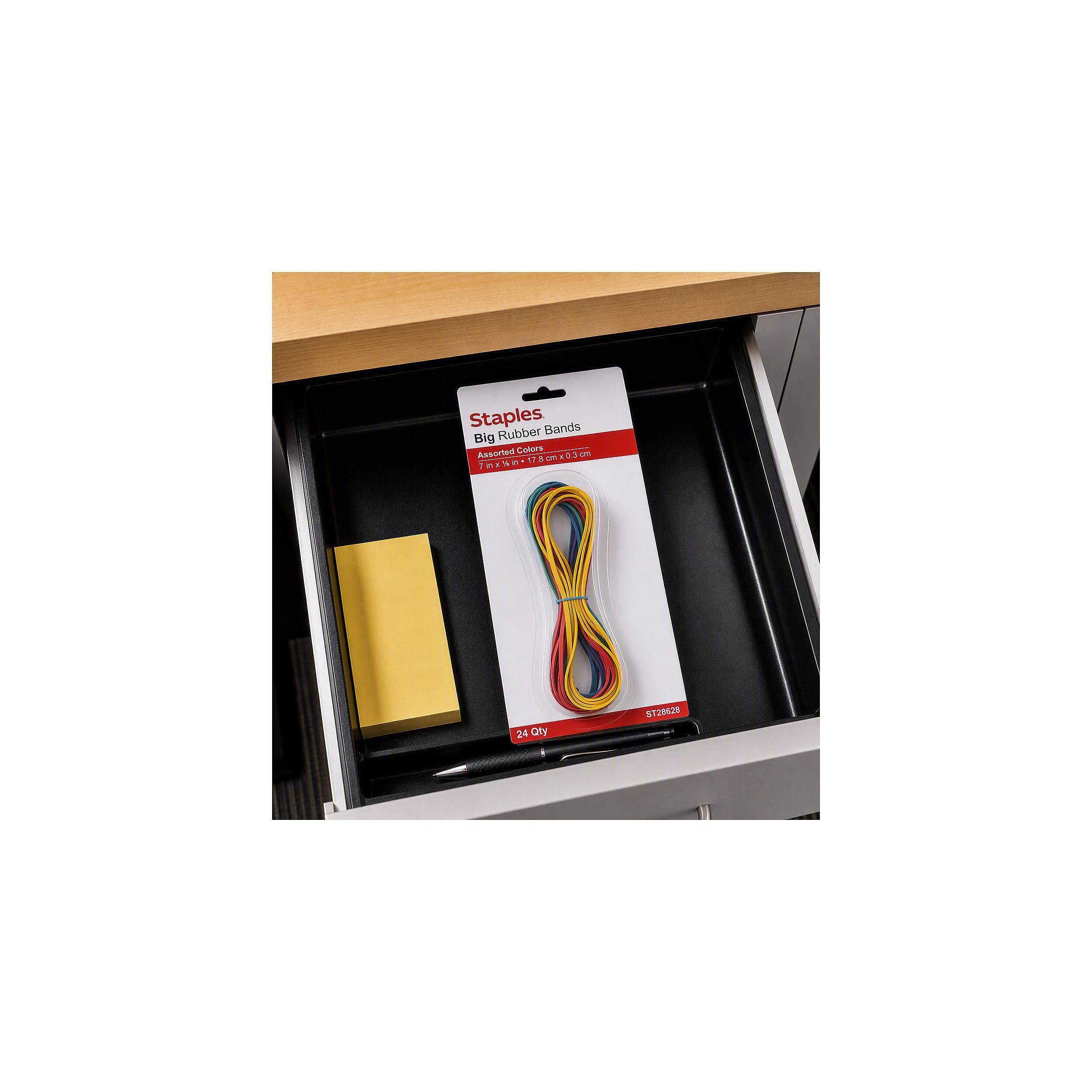 Staples Rubber Bands Big Assorted Colors am on 03 7inx%in=17.8cm Tinx 16 in n
24 Qty
ST29628