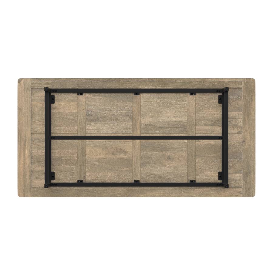 Simpli Home Campbell 72 inch x 36 inch Rectangle Modern Industrial ...