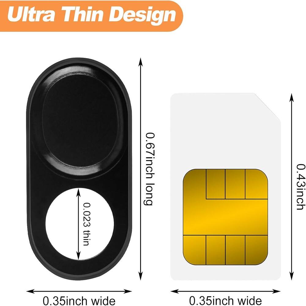 Ultra Thin Design  
0.023 thin  
0.67 inch long  
0.43 inch  
0.35 inch wide  
0.35 inch wide
