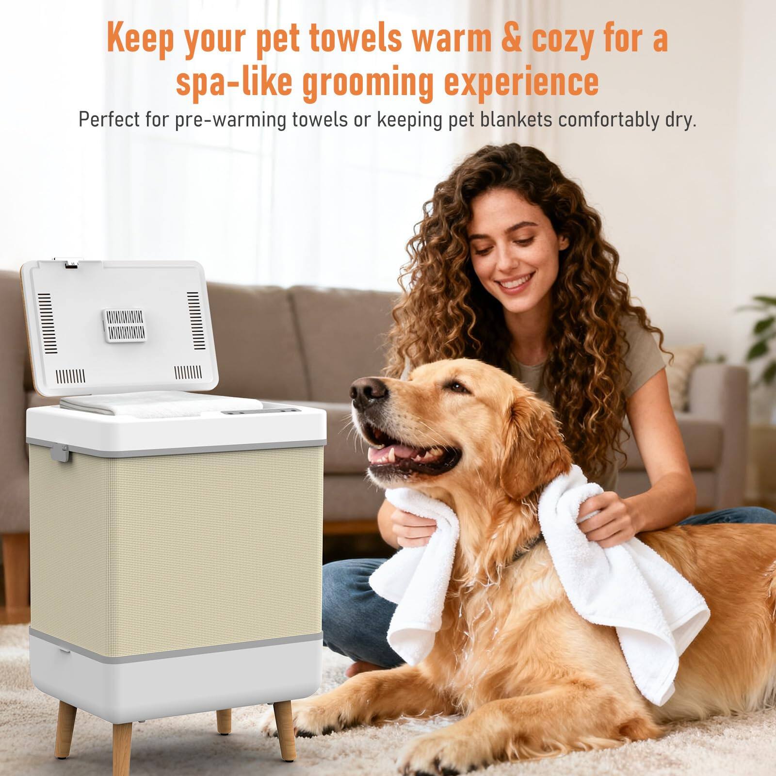 Keep your pet towels warm & cozy for a spa-like grooming experience

Perfect for pre-warming towels or keeping pet blankets comfortably dry.
