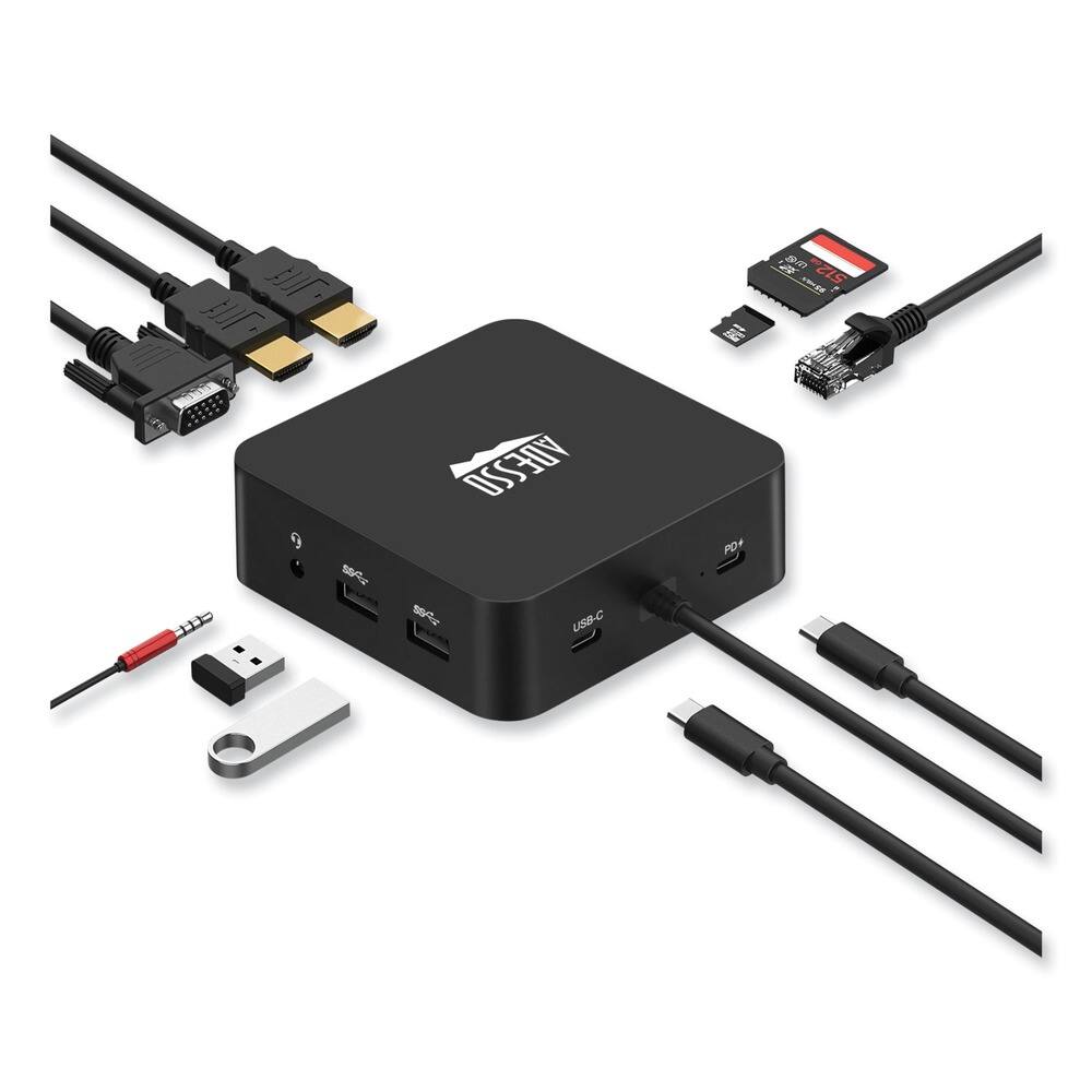 A small 512GB SSD with a USB-C port.  
WadeSSO USB-C POE+