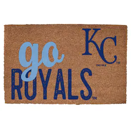 The Memory Company - Kansas City Royals 20" x 30" Go Team Coir Door Mat - Multicolor
