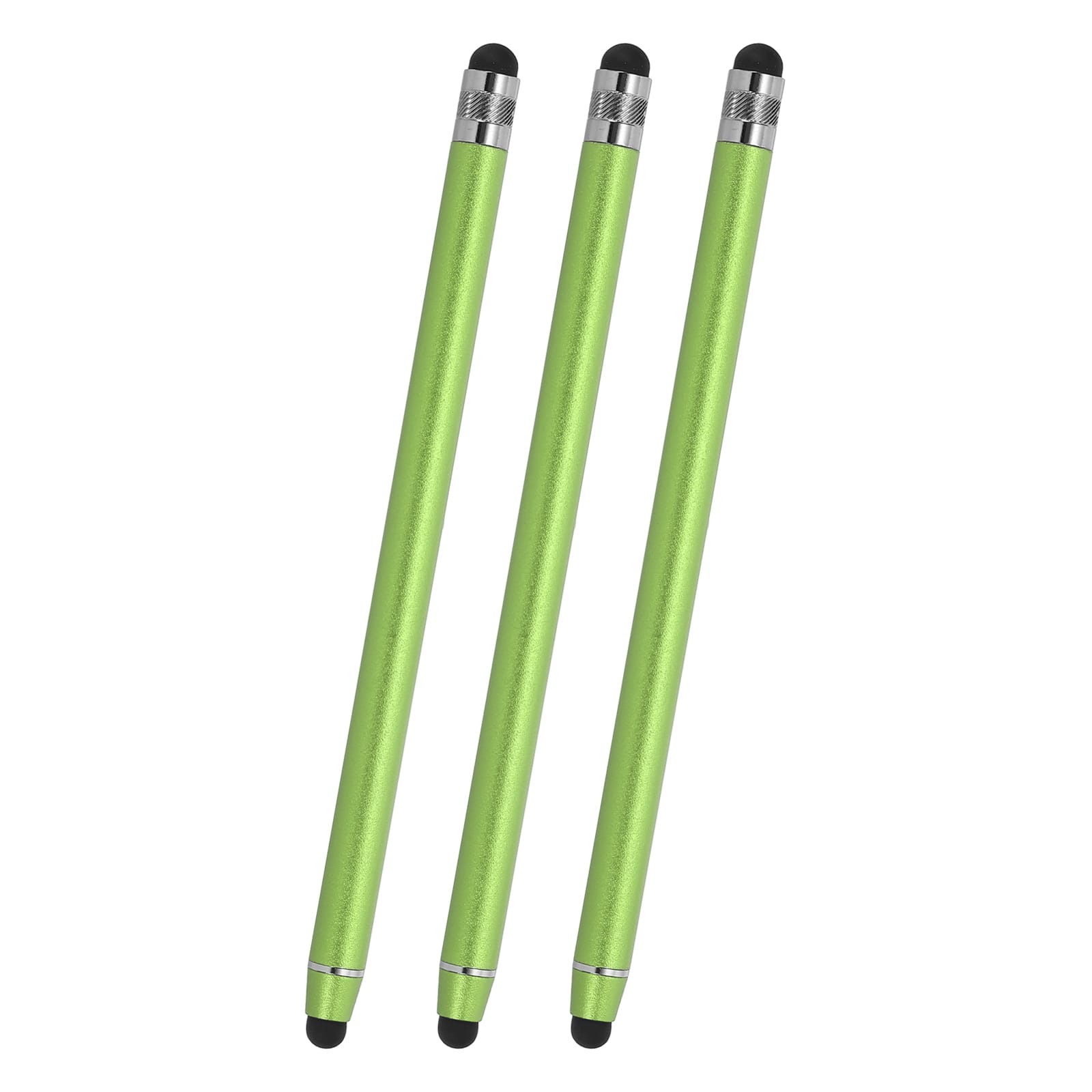Unique Bargains - 3pcs Stylus Pens for Touch Screens, 2-in-1 High Sensitivity Universal Capacitive Stylus for Phone/Tablets/Laptop - Green