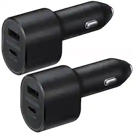 Kitcheniva - Premium Car Charger Samsung USB-C Fast Charge 2 Pack