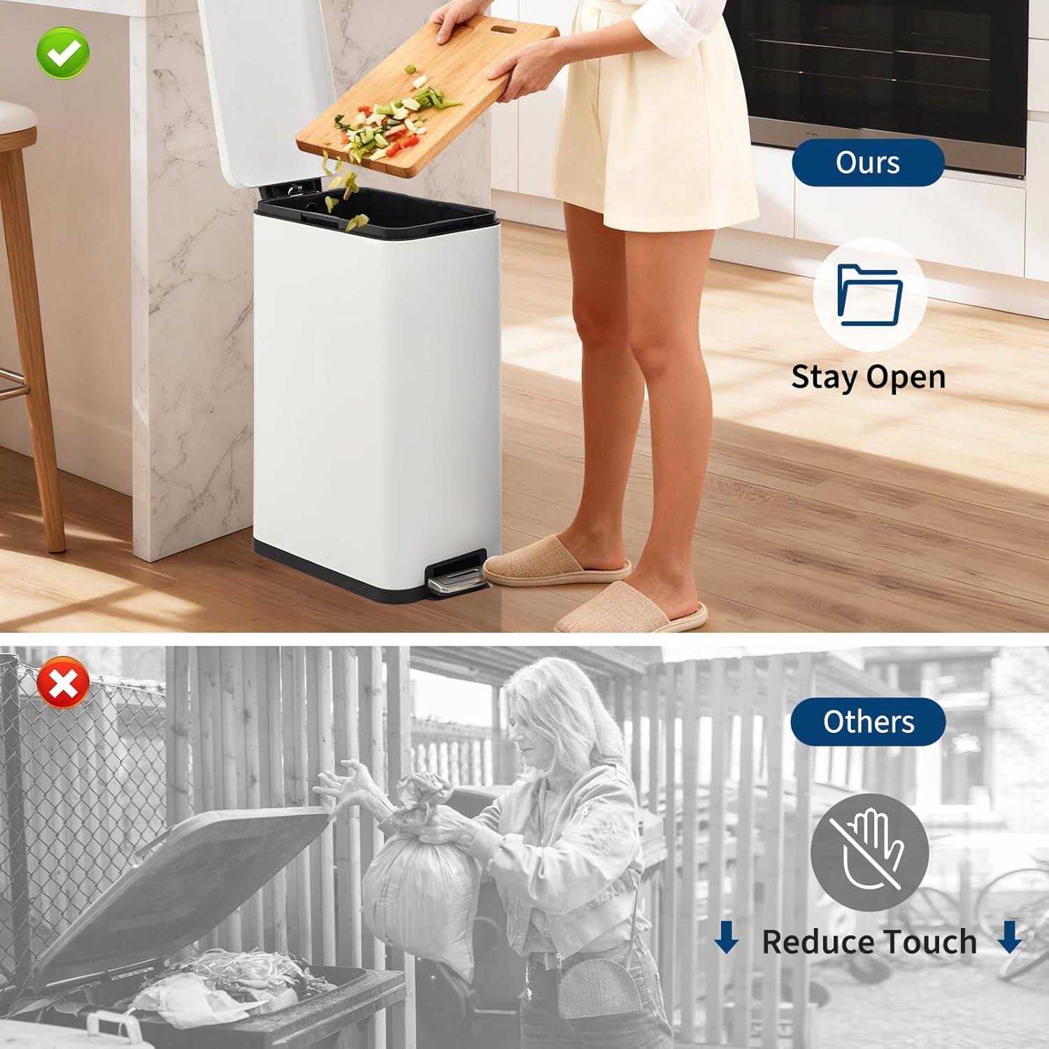 Ours Stay Open  
Others Reduce Touch