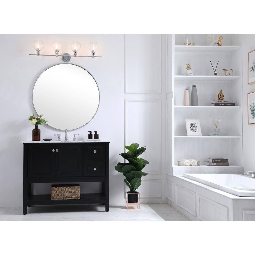 Living District - Collier 4 light Wall sconce - Chrome And Clear Glass price history on PriceWatchPro