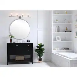 Living District - Collier 4 light Wall sconce - Chrome And Clear Glass