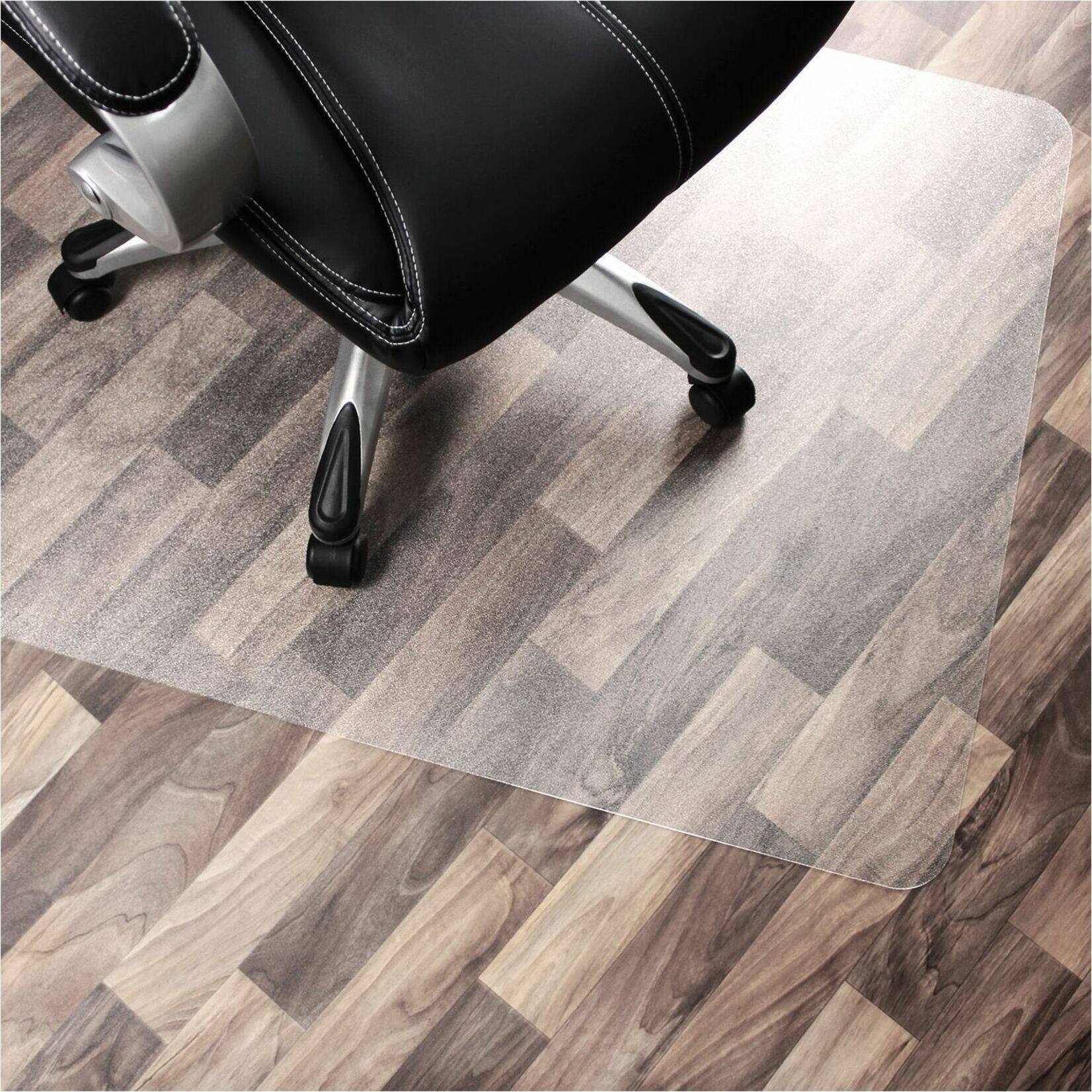 Alt View 19. Floortex - Cleartex Unomat Anti-Slip Rectangular Chair Mat Hard Floors and Carpet Tiles - 48'' x 53'' - Clear.
