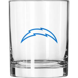 Logo Brands - Los Angeles Chargers 14oz. Game Day Rocks Glass - Multicolor