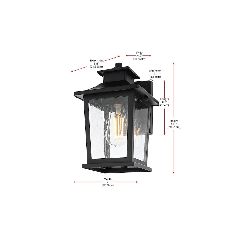 Elegant Lighting - Redner 7 inch Outdoor Pendant - Black price history on PriceWatchPro