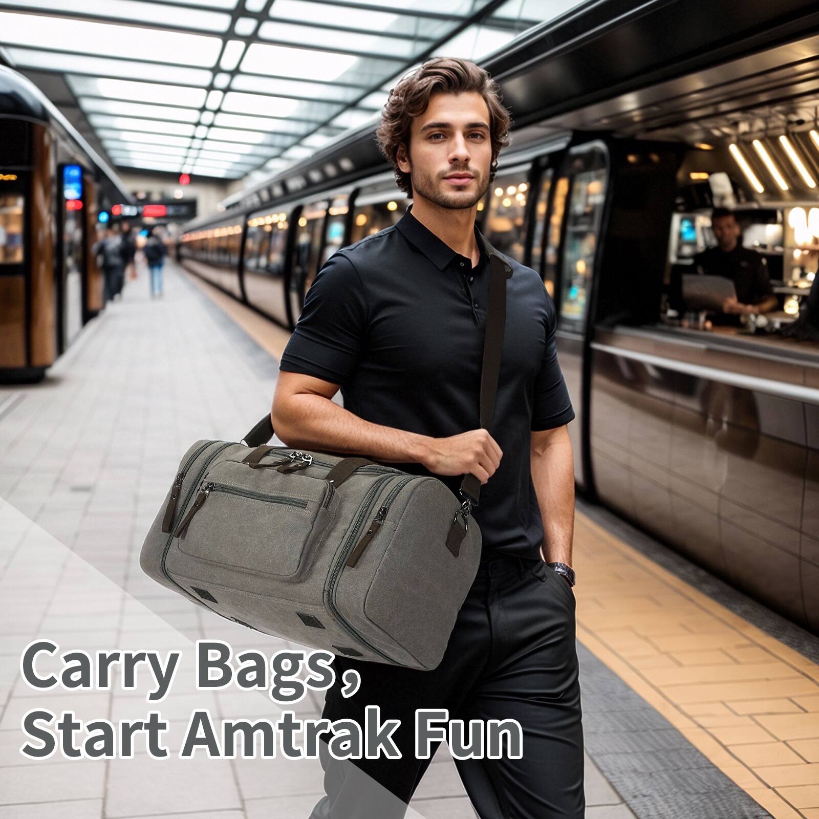 Carry Bags, Start Amtrak Fun