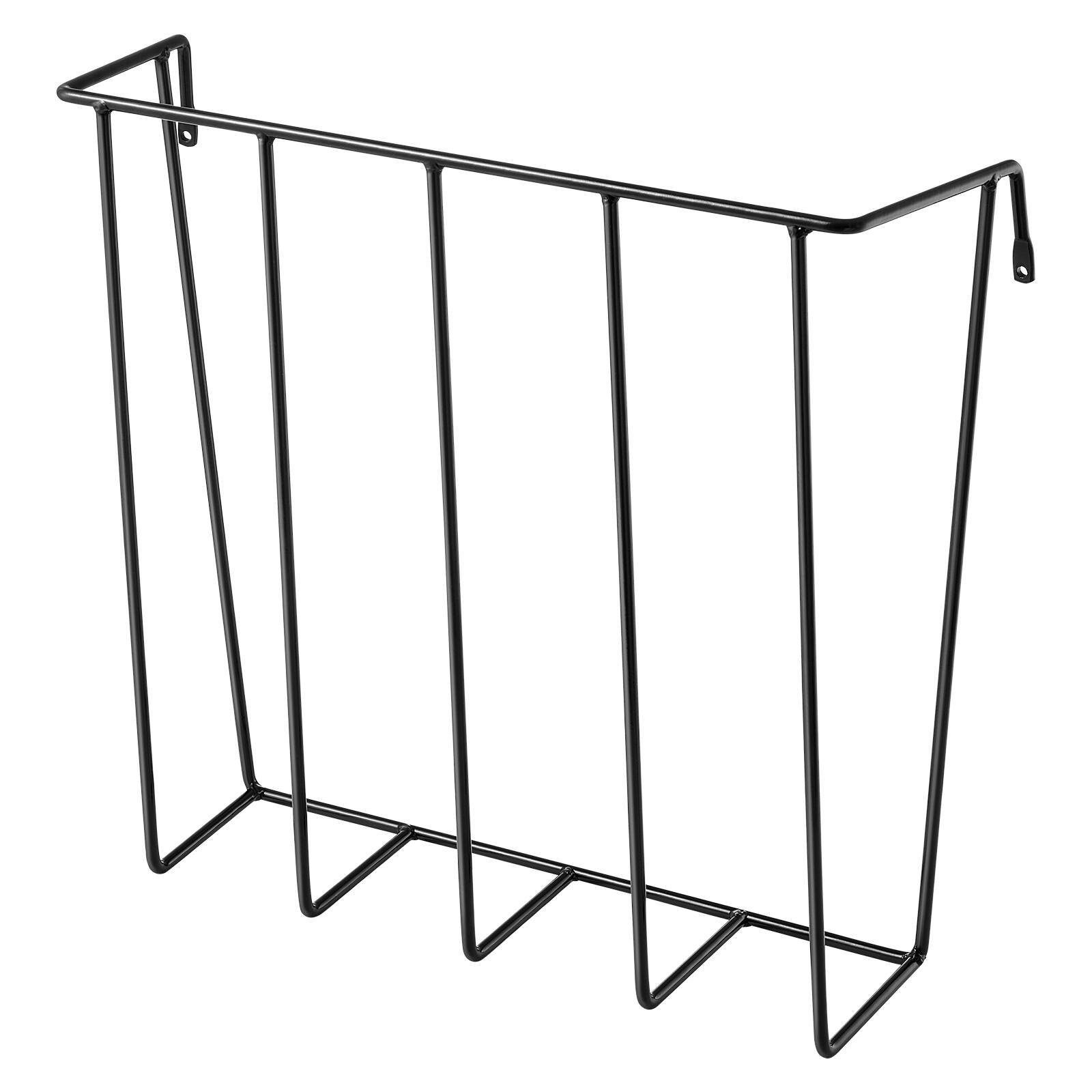 Alt View 5. VEVOR - Livestock Hay Feeder, 24 Gallons Large Capacity, 2 Packs Heavy-Duty Steel Goat Hay Rack - black.