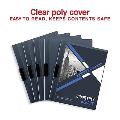 Clear poly cover  
EASY TO READ, KEEPS CONTENTS SAFE  

QUARTERLY REPORT