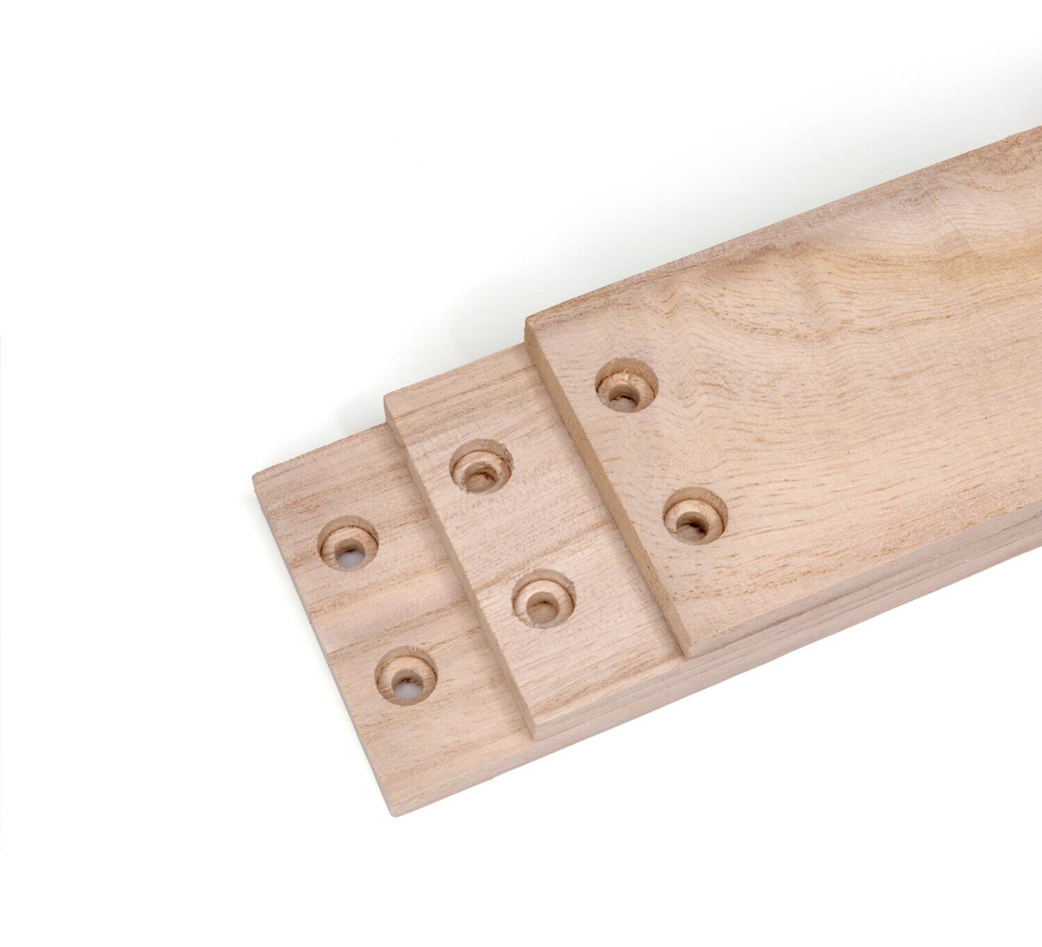 Alt View 2. PopMarket - Vinyl Styl VS-RS-04 Original LP Crate 12 Inch LP Record Storage 110 to 120 Capacity   - VINYL ACCESSORIES - Brown.