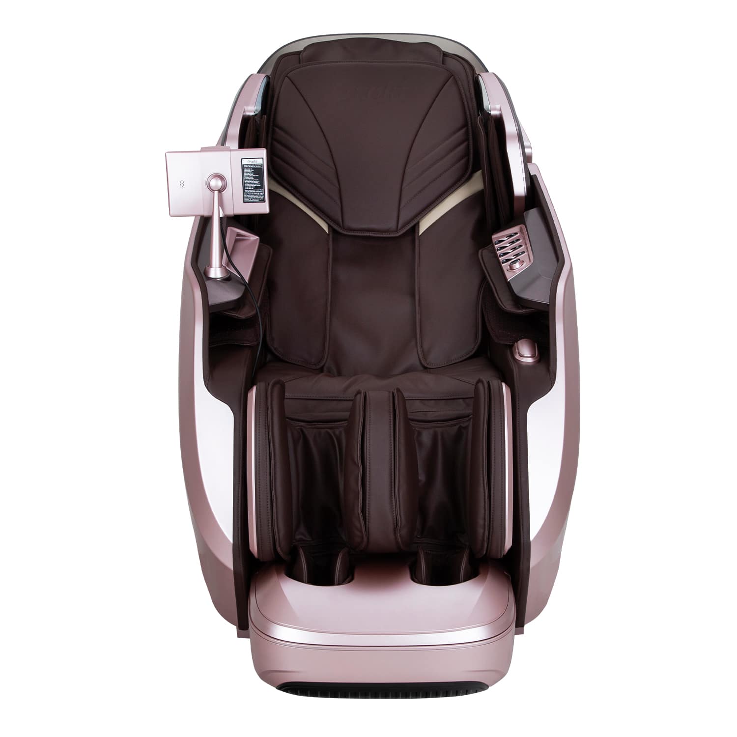 Front. Osaki - Platinum - Avalon 4D Zero Gravity Massage Chair With AI Health Sensor - Brown.