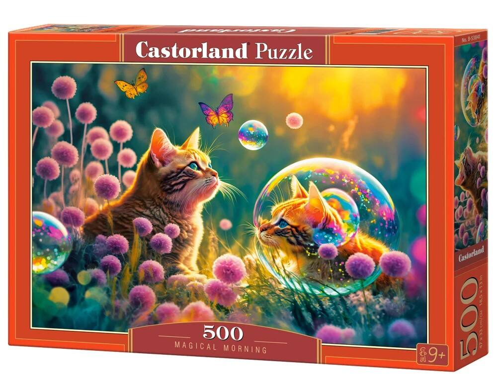 Castorland Puzzle  
No. B-53841  
500  
MAGICAL MORNING  
Castorland  
18.5x13in  
47x33 cm  
9+