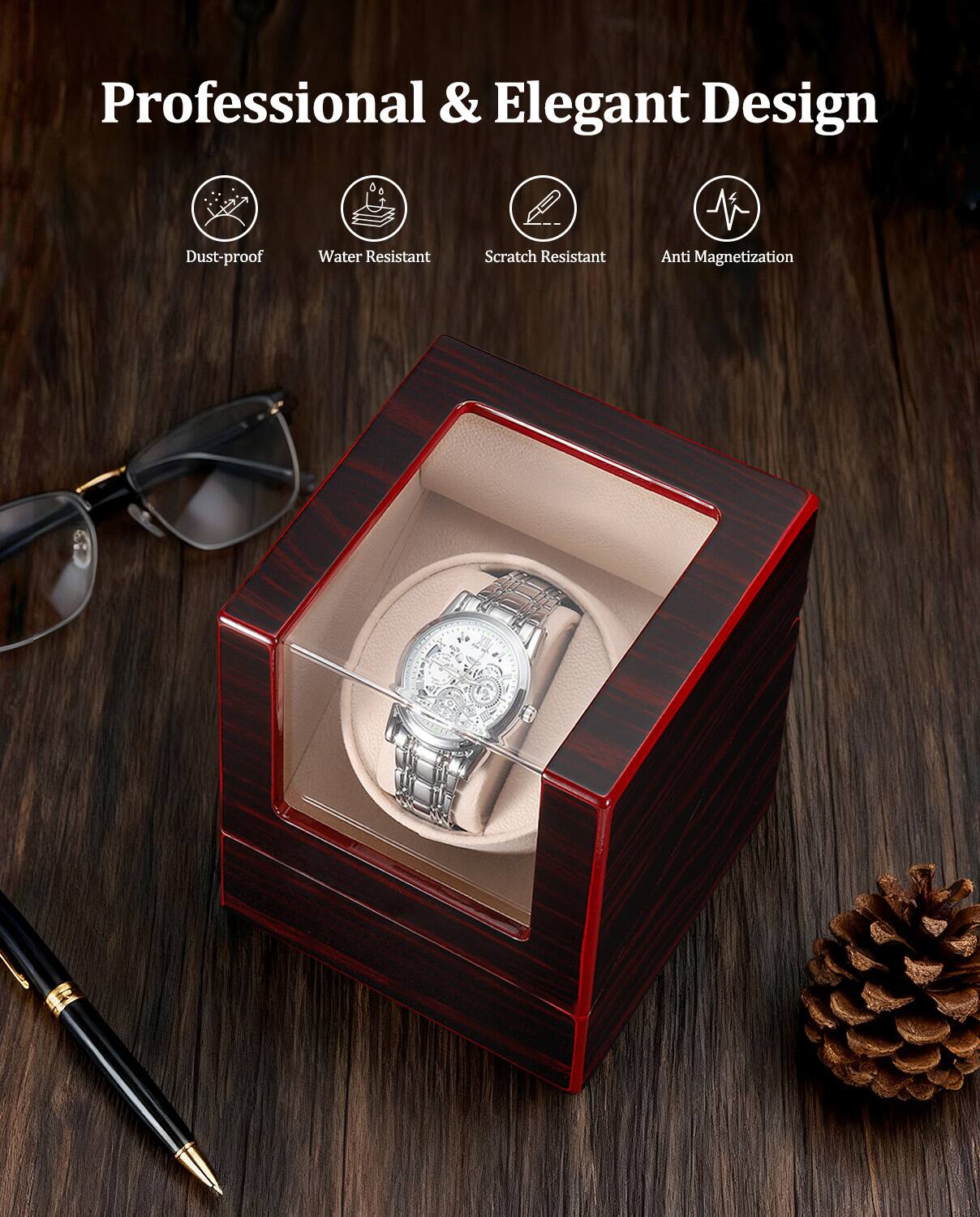 Professional & Elegant Design  
- Dust-proof  
- Water Resistant  
- Scratch Resistant  
- Anti Magnetization