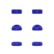 Back. Lenovo - Legion Go Joystick Caps - Indigo Blue.