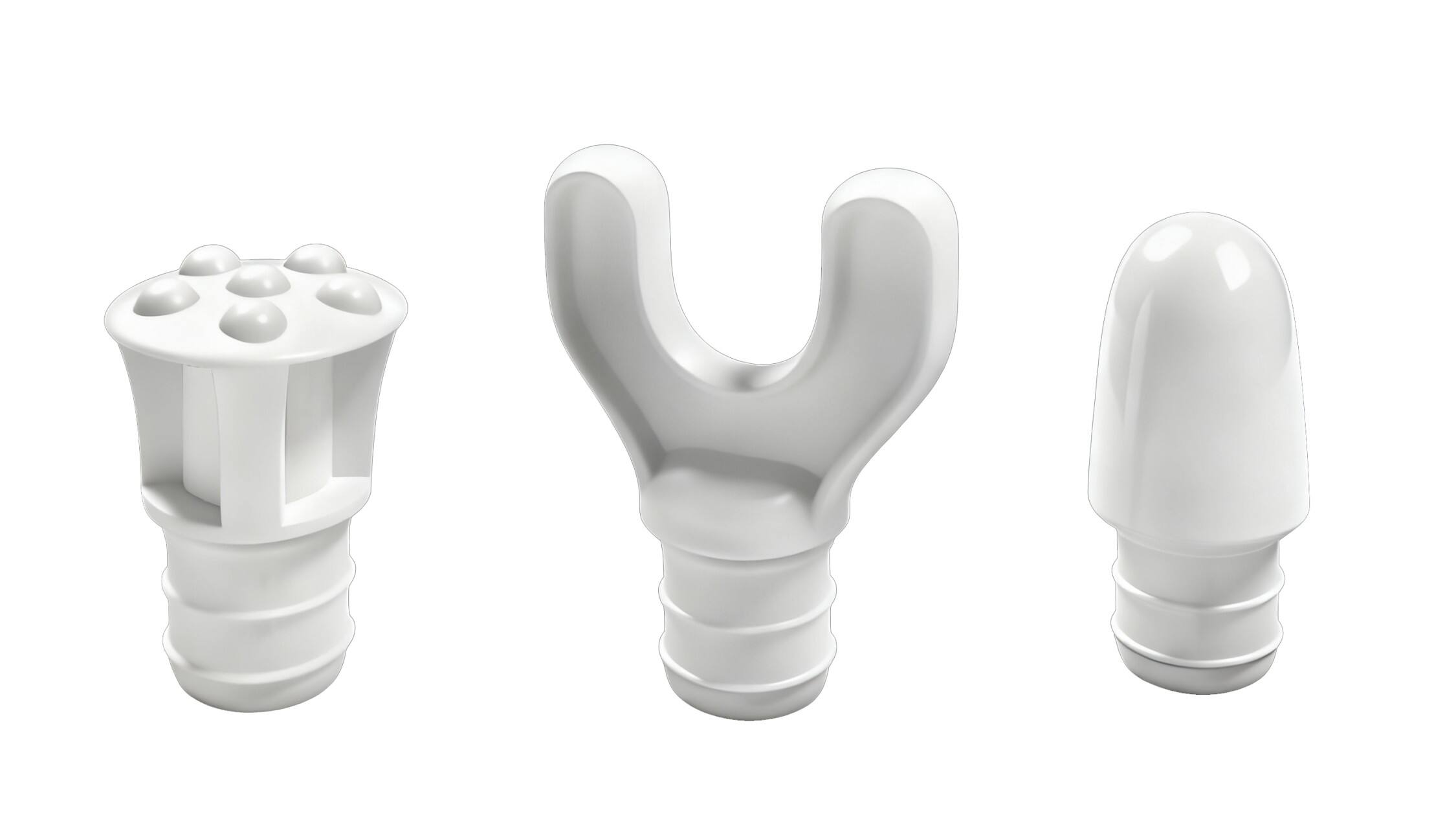 Alt View 8. OKACHI - Fascia Massager 4.9” tall 8 oz - White.