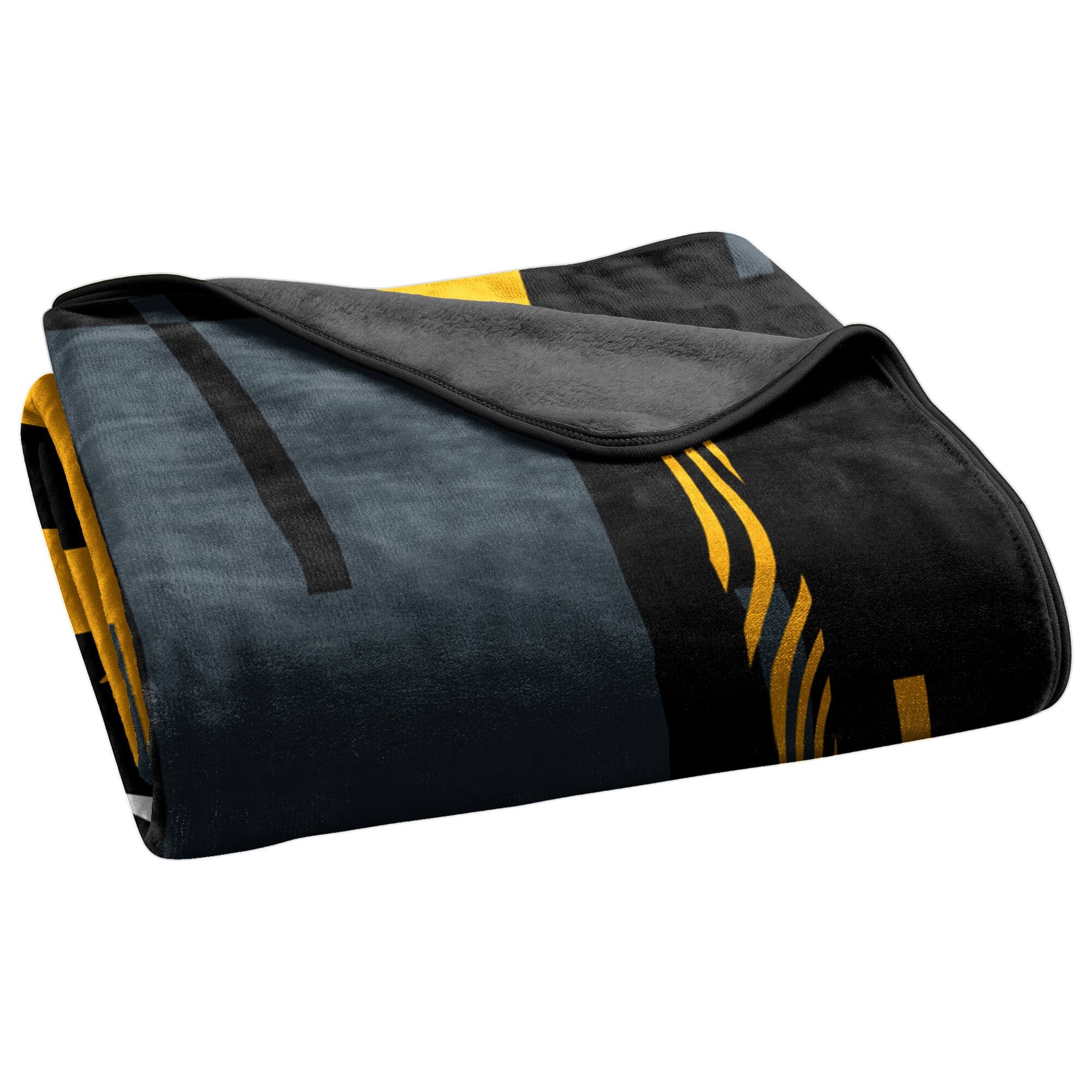 Alt View 3. Northwest - Missouri Tigers 50" x 60" Digitize Raschel Throw Blanket - Black.