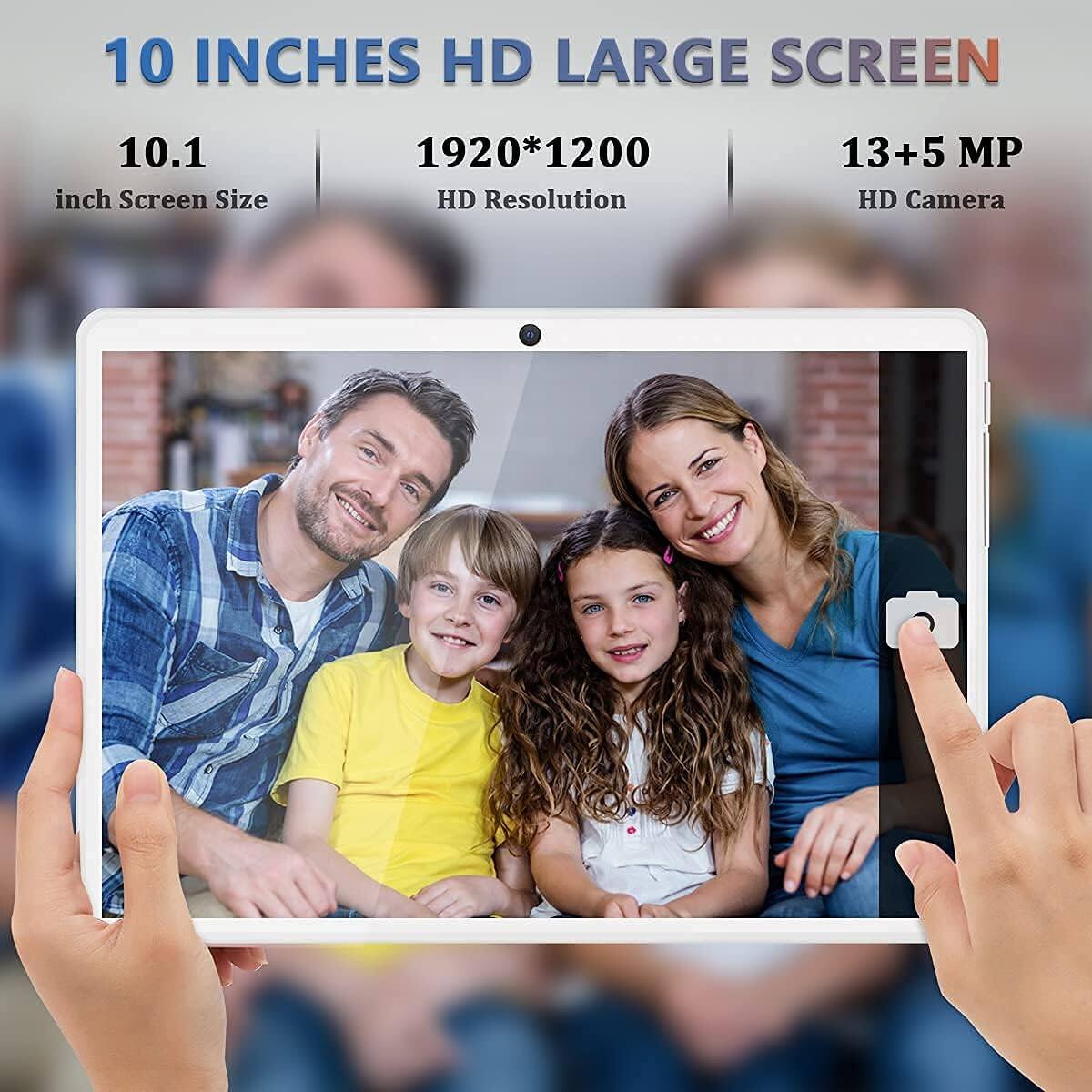 10 INCHES HD LARGE SCREEN

10.1 inch Screen Size

1920*1200 HD Resolution

13+5 MP HD Camera