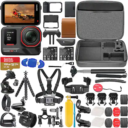 Insta360 LEICA h55m Insta360 CO0 00:05 Rec Insta360 Ace Pro 2 RUPEne APH GLPER-SIMMENTS SUMMENIT- 12 a MS . M - SanDisk Extreme 128 GB mgge V30 1 A2 CE UK Ca 55 1 C VHB MC V We .SILA - - - V A18- - - VR EA - - - Ve- A - - O