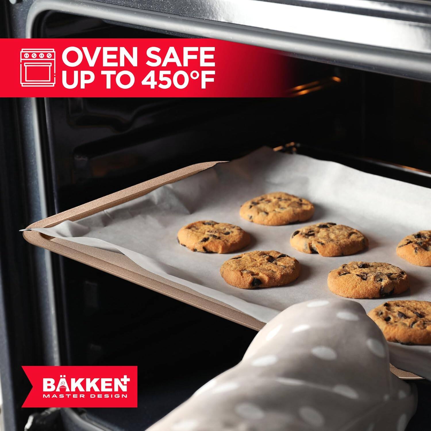 OVEN SAFE UP TO 450F, BÅKKEN MASTER DESIGN
