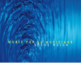 Steve Reich - Music For 18 Musicians - VINYL LP