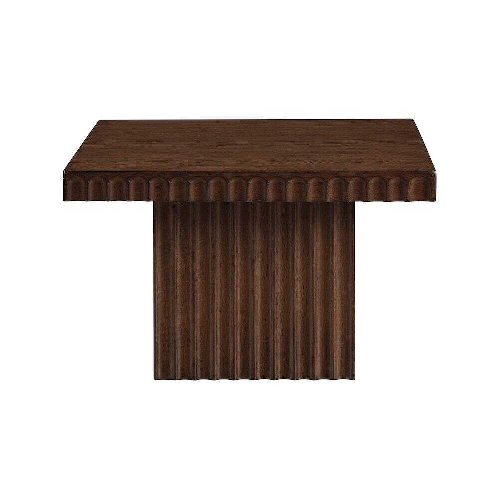 Alt View 3. Meridian Furniture - Spencer Brown Oak Veneer Coffee Table - Brown.