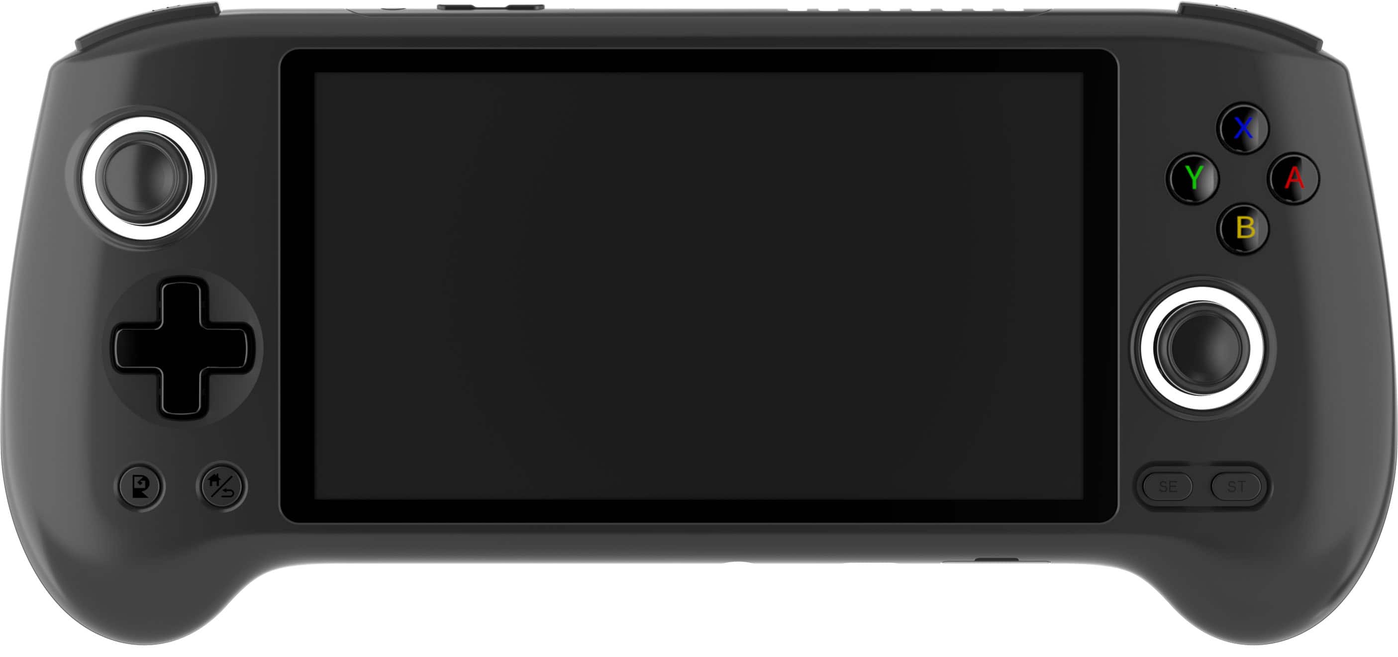 Front. Anbernic - Anbernic RG556 – 5.5″ AMOLED Retro Gaming Handheld (Android 13, Unisoc T820, 8 GB RAM, 128 GB SSD) - Black.