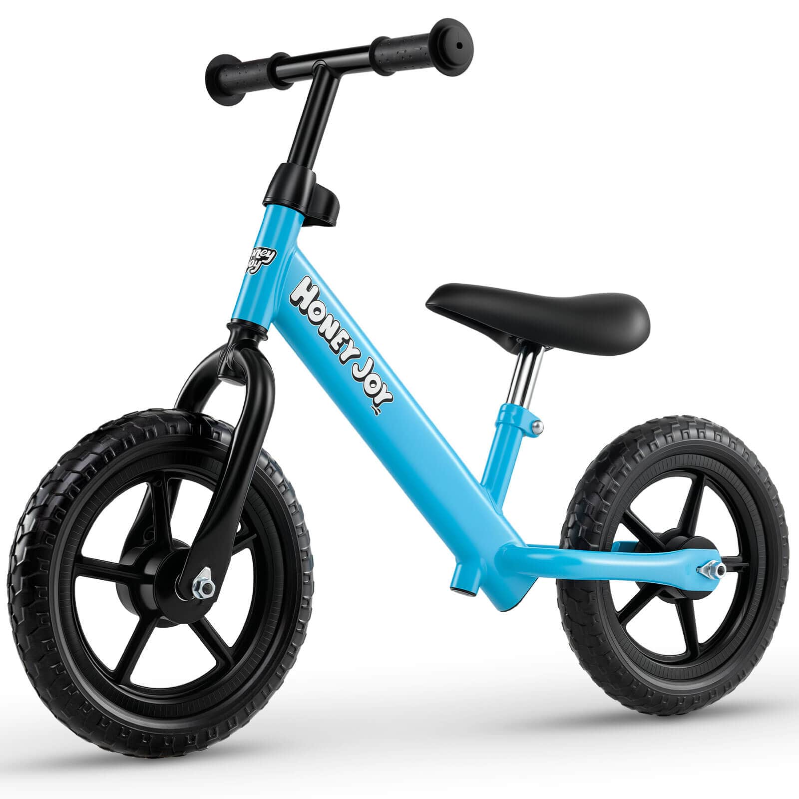 Costway - 11" Lightweight Toddler Balance Bike, Tool-Free Adjustable Seat & Handlebar - Blue