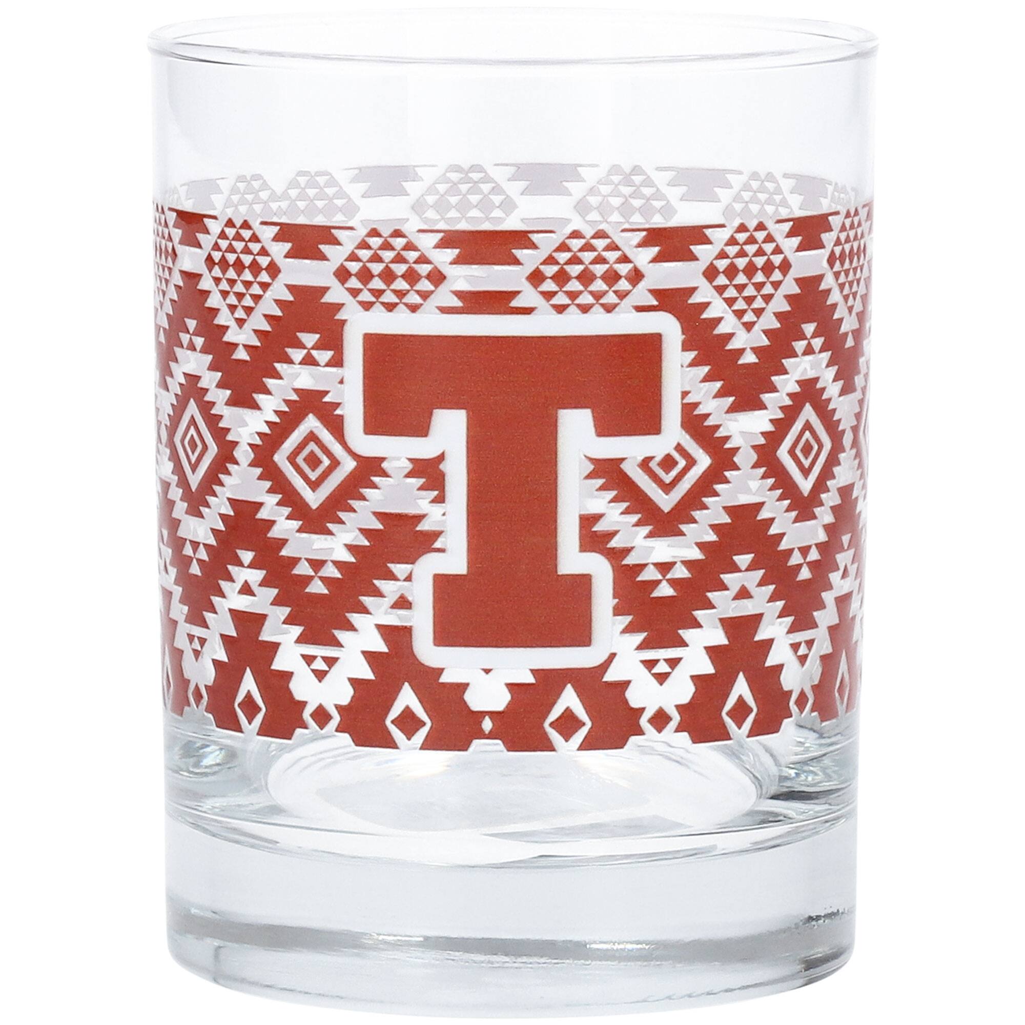 Indigo Falls - Texas Longhorns 14oz. Heritage Rocks Glass - Multicolor
