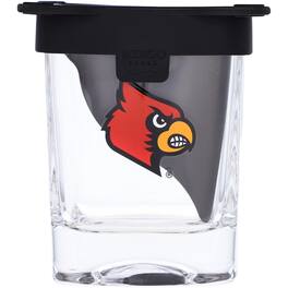 Indigo Falls - Louisville Cardinals 10oz. Ice Wedge Glass - Multicolor