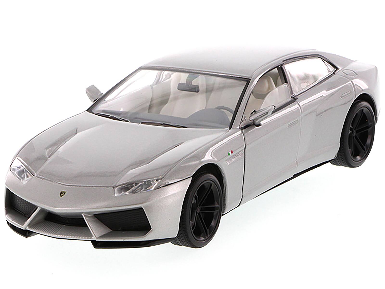 Alt View 1. Motormax - Lamborghini Estoque Grey 1/24 Diecast Model Car by Motormax.