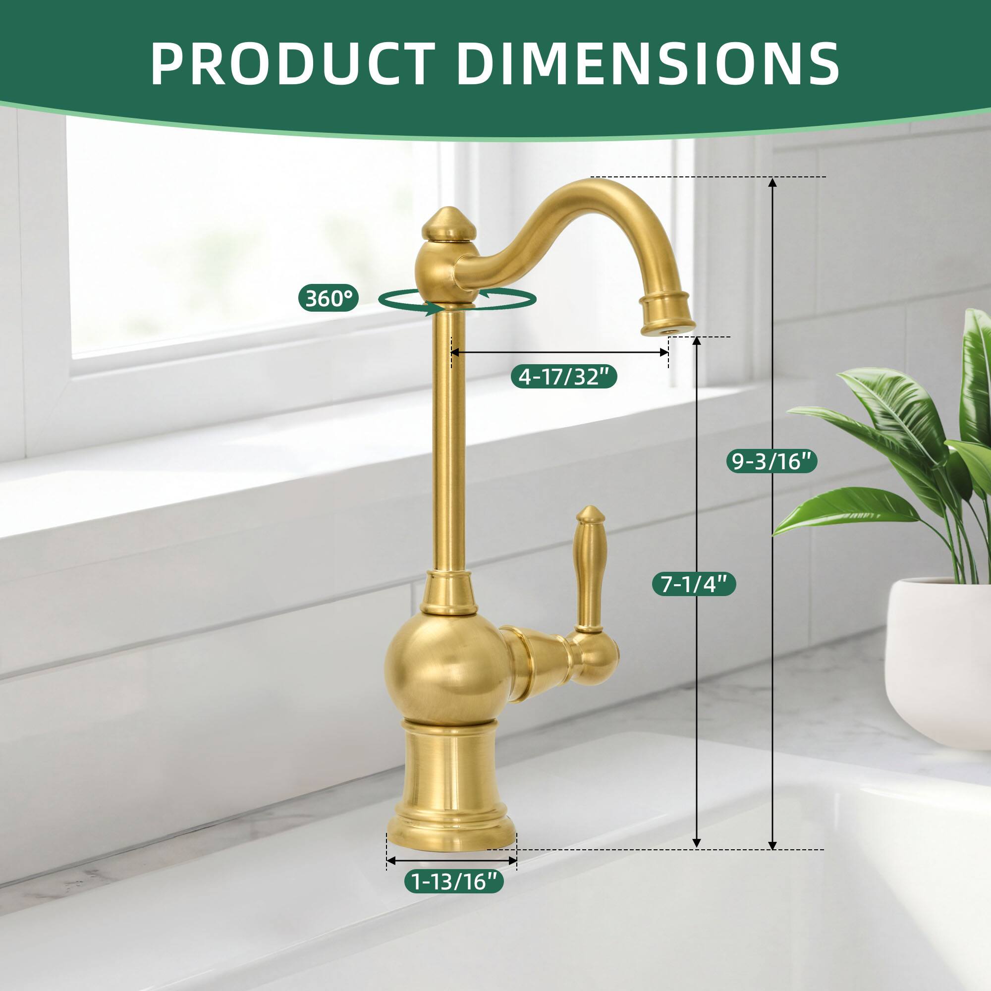 PRODUCT DIMENSIONS  
360°  
4-17/32"  
9-3/16"  
7-1/4"  
1-13/16"