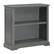 Angle. OSP Home Furnishings - Country Meadows 2-Shelf Bookcase - Plantation Grey.