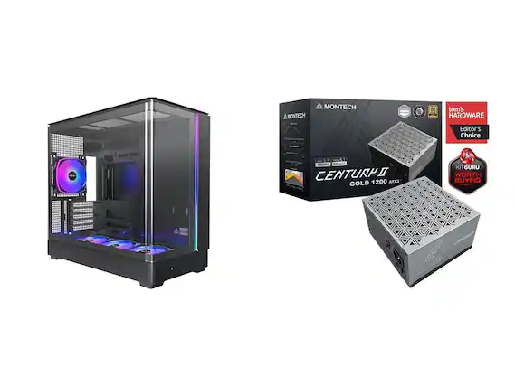 MONTECH CENTURP II 1200 EXTA GOLD KIT
tom's HARDWARE Editor's Choice
ARK 3.1
POM 5.
READY
ITGURU WORTH BUYING