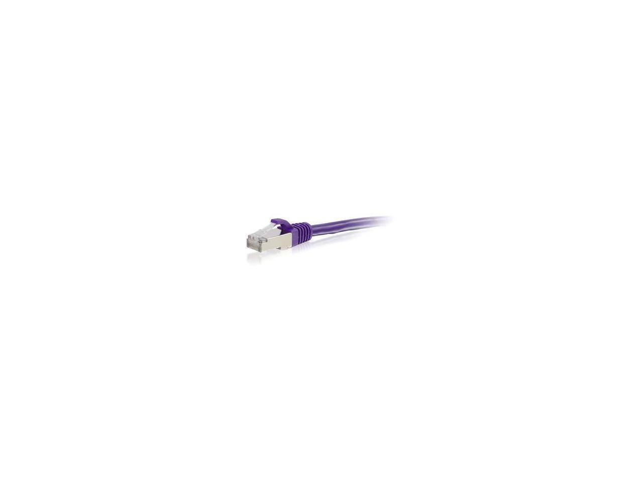 Alt View 4. Cables to Go - C2G 00904 Cat6 Cable - Snagless Shielded Ethernet Network Patch Cable, Purple (8 Feet, 2.43 Meters).