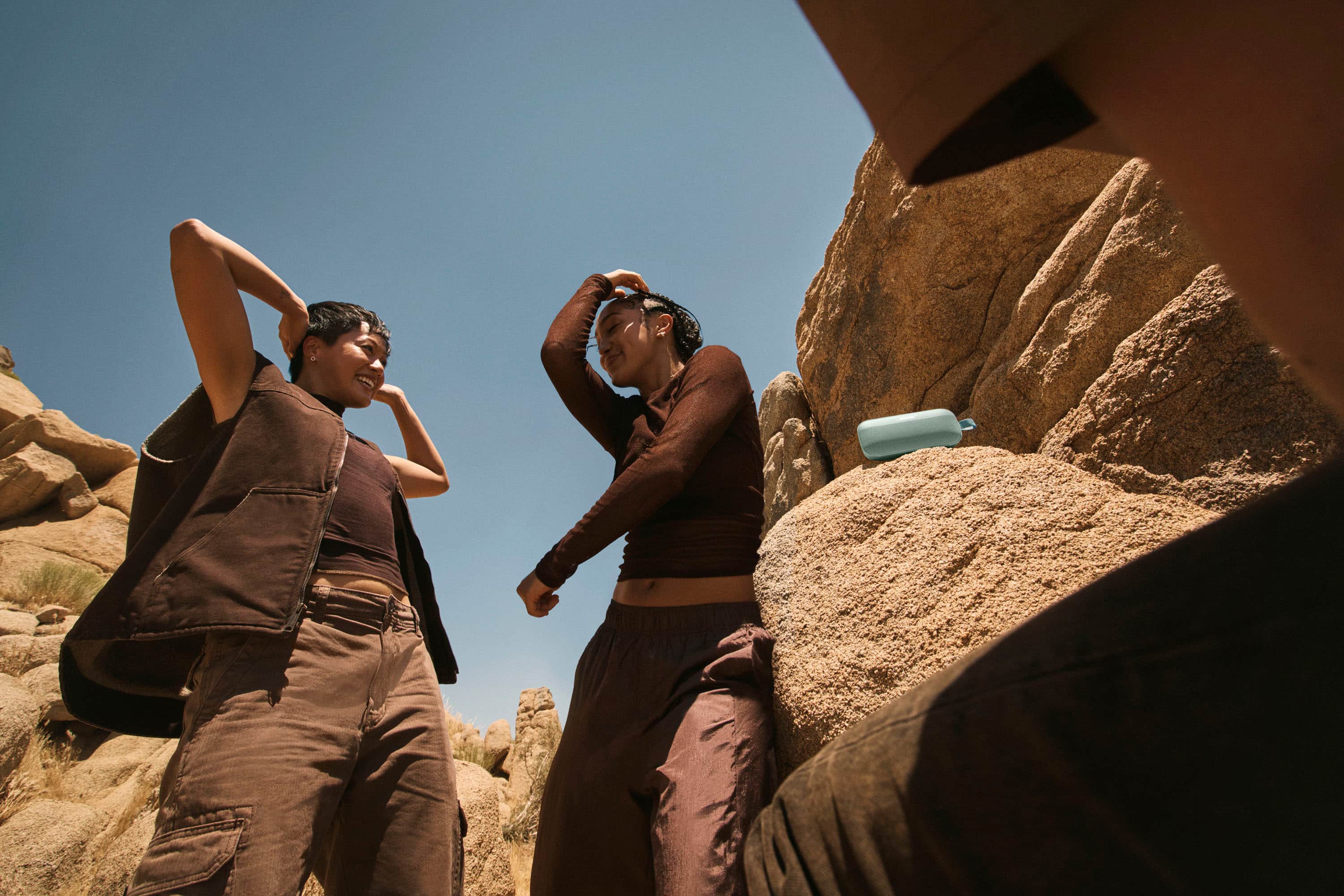 Alt View 16. Bose - SoundLink Flex (2nd Gen) Portable Bluetooth Speaker with Waterproof/Dustproof Design - Alpine Sage.