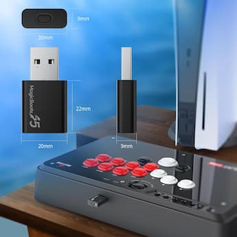 Mayflash MagicBoots S5 FPS PS4 Adapter Arcade Joystick PS5 Mayflash MagicBoots S5 FPS PS4 Adapter Arcade Joystick PS5