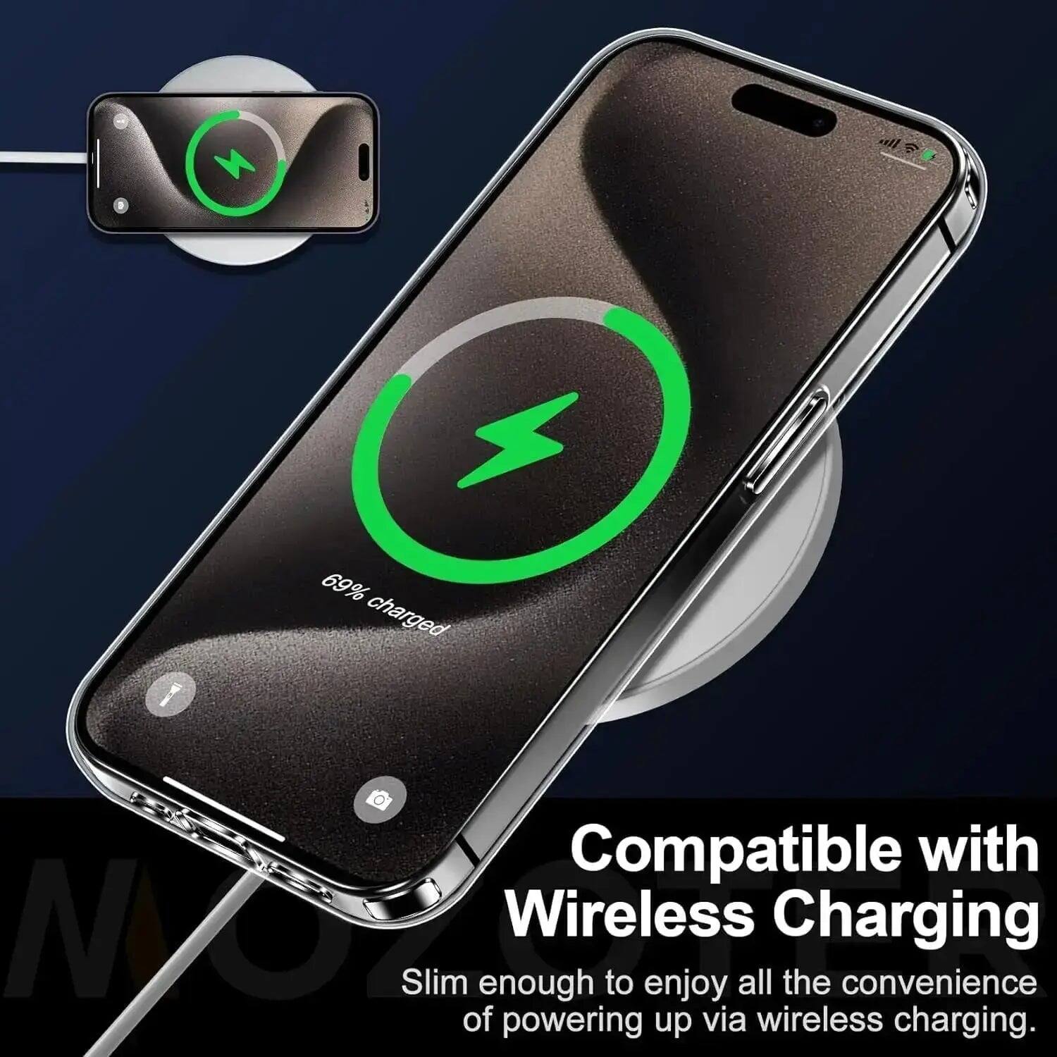 1
69% charged
Compatible with Wireless Slim enough to enjoy all the convenience of powering up via wireless charging.